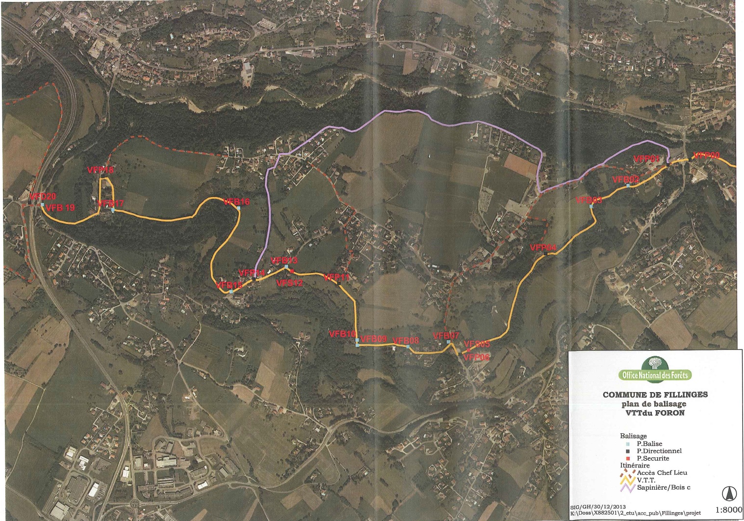 Fillinges plan itinéraire VTT Fillinges plan itinéraire VTT